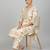 smart women printed kurta with trousers