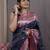 navy_blue navy blue & pink woven design zari silk blend banarasi patola saree