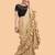gold gold-toned silk blend saree