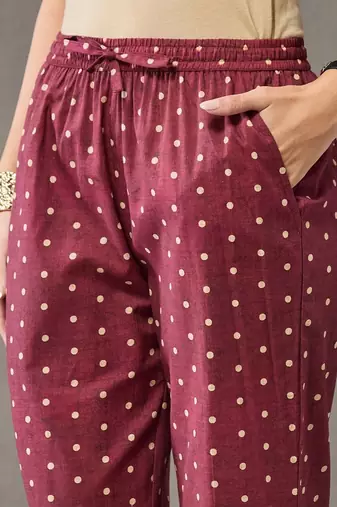tailored women printed kurta with trousers with dupatta