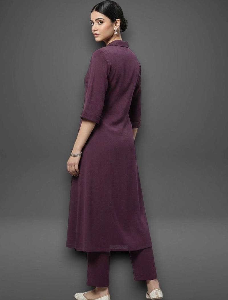 structured women kurti with trousers