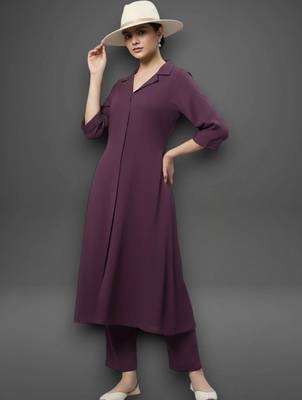 structured women kurti with trousers 4