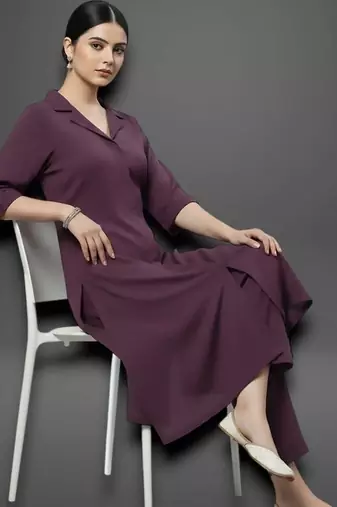 structured women kurti with trousers