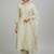 structured women embroidered kurta with trousers with dupatta