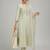 structured women embroidered kurta with trousers with dupatta