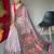 pink ethnic motif printed saree
