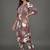 tailored women printed kurta with trousers