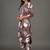 tailored women printed kurta with trousers