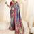 lavender woven design zari handloom paithani saree