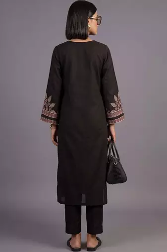 smart women kurta with trousers with dupatta