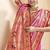 pink woven design zari paithani saree