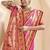 pink woven design zari paithani saree