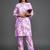 formal women printed kurta with trousers