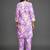 formal women printed kurta with trousers