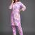 formal women printed kurta with trousers