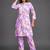 formal women printed kurta with trousers