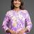 formal women printed kurta with trousers