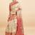 cream ethnic motif woven design zari banarasi saree