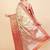 cream ethnic motif woven design zari banarasi saree