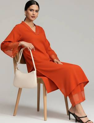workwear women kurta with trousers 2