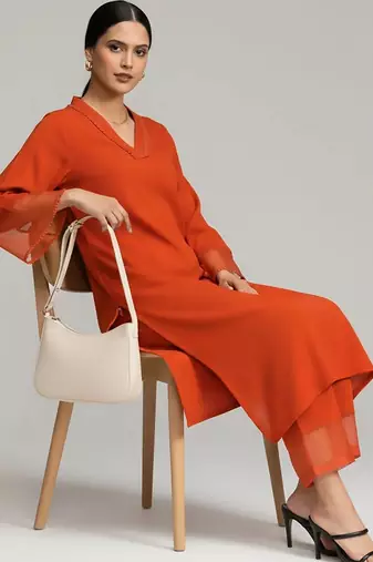 workwear women kurta with trousers