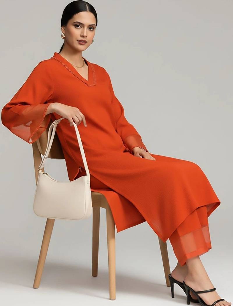 workwear women kurta with trousers