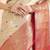 cream ethnic motif woven design zari banarasi saree