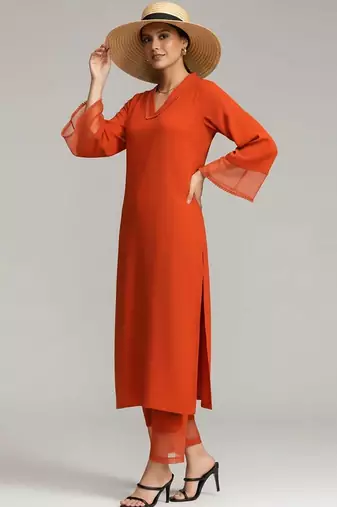 workwear women kurta with trousers