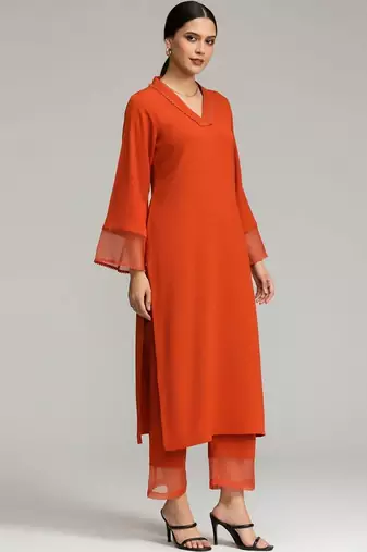 workwear women kurta with trousers