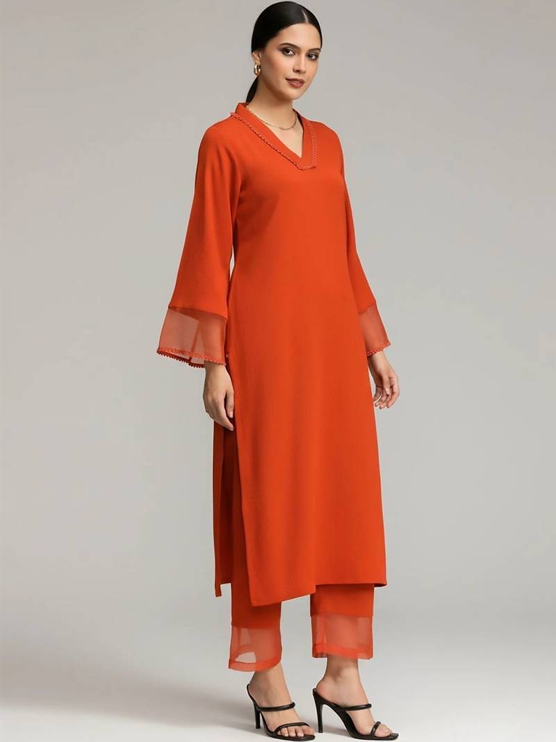 workwear women kurta with trousers