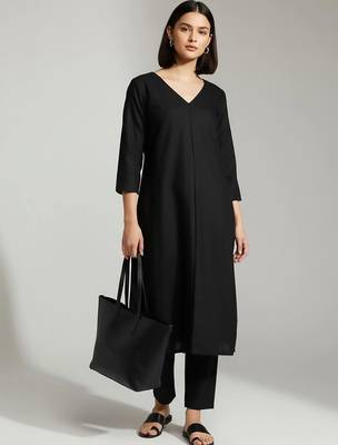 smart women kurta with trousers 1
