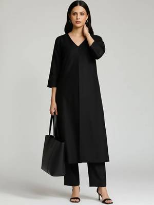 smart women kurta with trousers 5