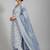 formal women printed kurta with trousers with dupatta