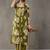 tailored women printed kurta with trousers