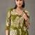 tailored women printed kurta with trousers
