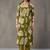 tailored women printed kurta with trousers