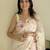 white embroidered sequinned poly georgette saree