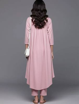 smart women kurta with trousers 2