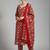 everyday workwear women printed kurta with trousers with dupatta
