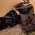 black women modal ajrak block zari designer block print sareewith blouse piece