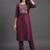 everyday workwear women embroidered kurta with trousers with dupatta
