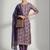 structured women printed kurta with trousers with dupatta