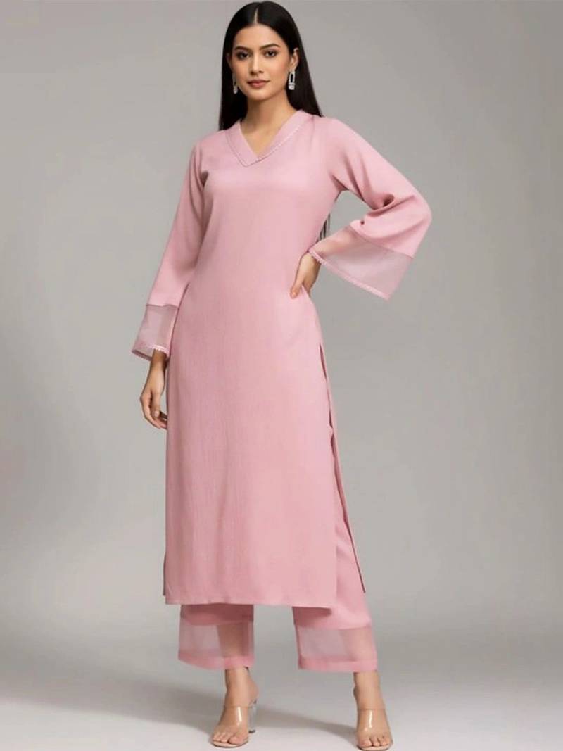 everyday workwear women kurta with palazzos