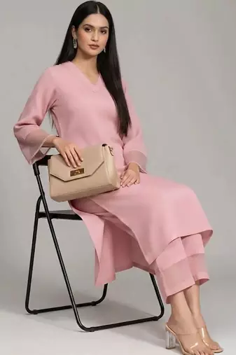 everyday workwear women kurta with palazzos