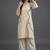 structured women kurta with palazzos