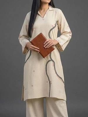 structured women kurta with palazzos 7