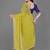 olive embellished zari poly chiffon saree
