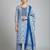 formal women printed kurta with trousers with dupatta