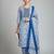 formal women printed kurta with trousers with dupatta