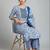 formal women printed kurta with trousers with dupatta